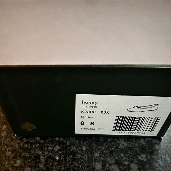 Kate Spade NIB Honey True Suede Ballet Flats - Picture 5 of 6